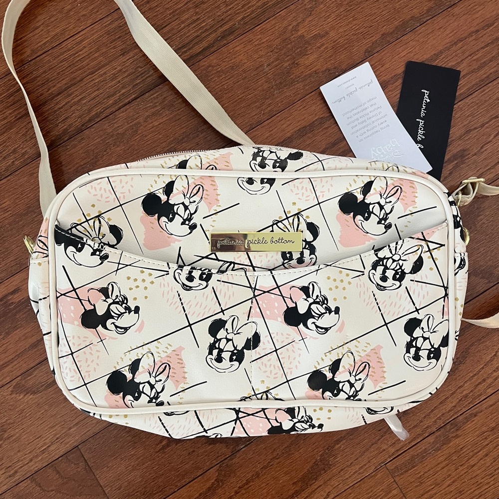 Petunia Pickle Bottom Minnie Mouse Companion Diaper Clutch